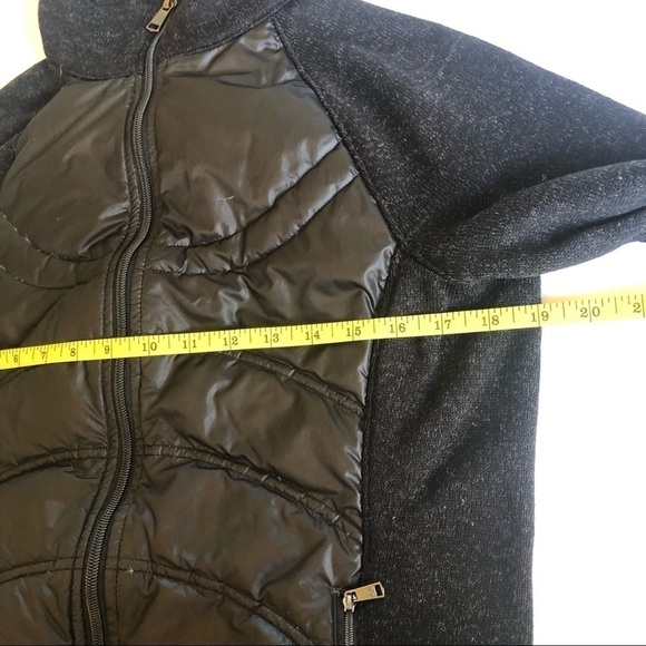 London Fog Women’s Quilted Feathers Down Lightweight Knit Sleeves Jacket Size S - Picture 13 of 16